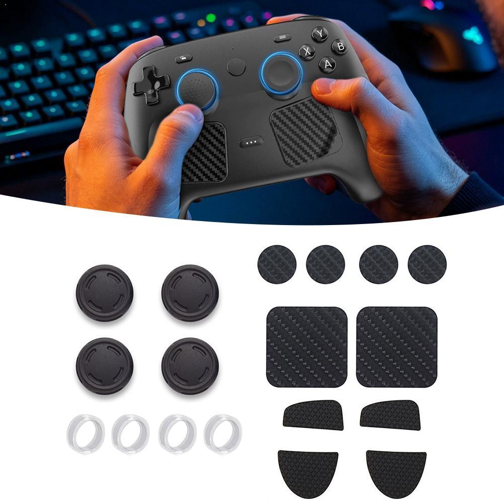 Gaming Console Controller - ソフト滑り止めシリコンカバースチームコントローラー 2 サムグリップキャップコンソールカバーゲームアクセサリー