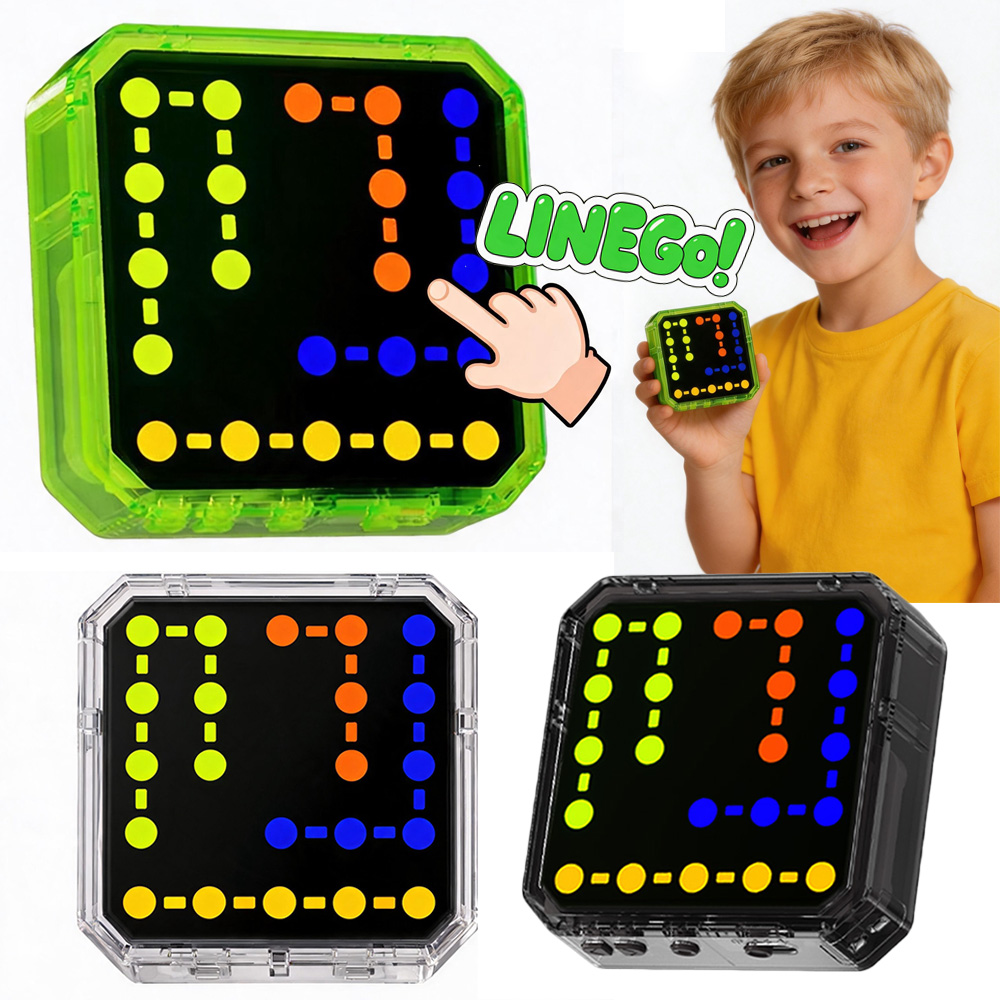 Gaming Console Portable - 子供向け電子ハンドヘルドゲーム機、リンクアップ論理思考ゲーム、頭の体操と記憶力、集中力トレーニング、教育的な旅行ゲーム
