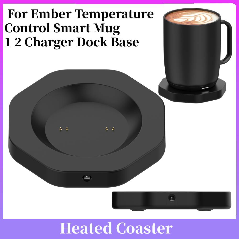 Controller Charging Dock - 充電コースター Ember 温度制御スマートマグ用 1/2 交換用充電器ドックベース ワイヤレスウォーマーカップアクセサリー用
