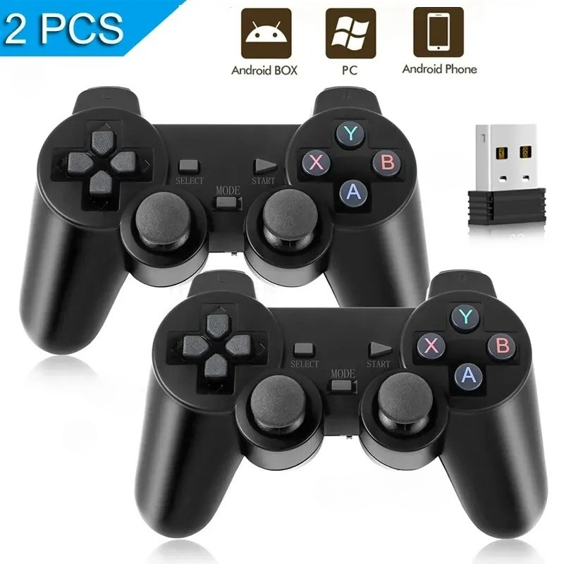 Gaming Console For Smart Tv - 1PC/2PCS 2.4G USB ワイヤレスゲームパッドジョイスティックコントローラー PC Android