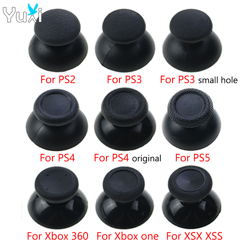Gaming Console Joystick - Yuxi-アナログサムスティックグリップカバー、コントローラーキャップ、ジョイスティックキャップ、サムスティック、xbox oneシリーズx s 360、ps5、ps4、ps3、ps2、2個