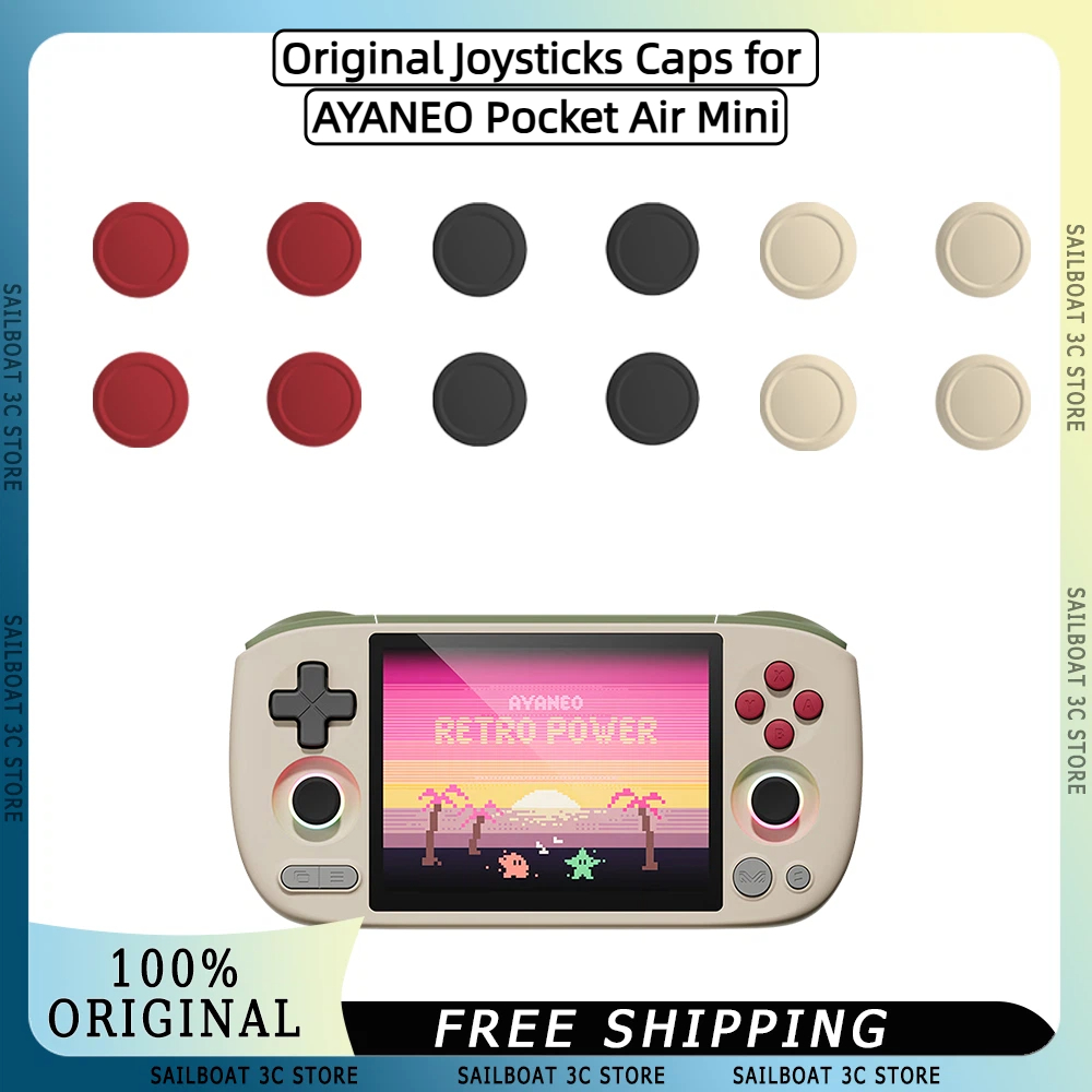 Gaming Console Joystick - オリジナルジョイスティックキャップ AYANEO ポケットエアミニ用オリジナルゲームコンソールジョイスティックキャップ交換用 AYANEO ゲームアクセサリー