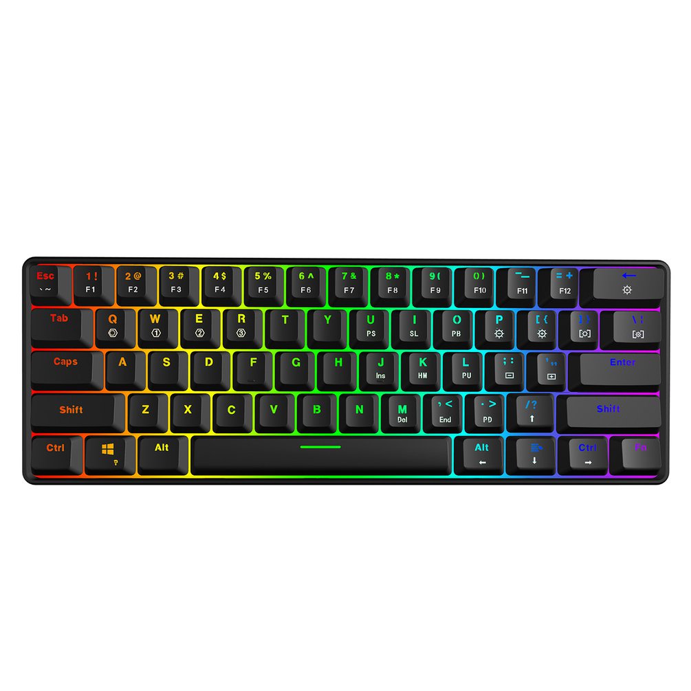 Gaming Console Ipad - SKYLOONG GK61 ミニポータブル 60% ゲーマー光学式キーボードワイヤレス Bluetooth