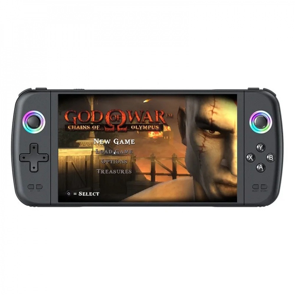 Gaming Console Portable - M27 7インチIPSスクリーン ハンドヘルドゲーム機 エミュレックシステム ジョイスティック RGBライトニング