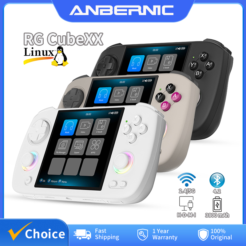 Gaming Console Bluetooth - ANBERNIC RG Cubexx レトロハンドヘルドゲームコンソール 3.95 