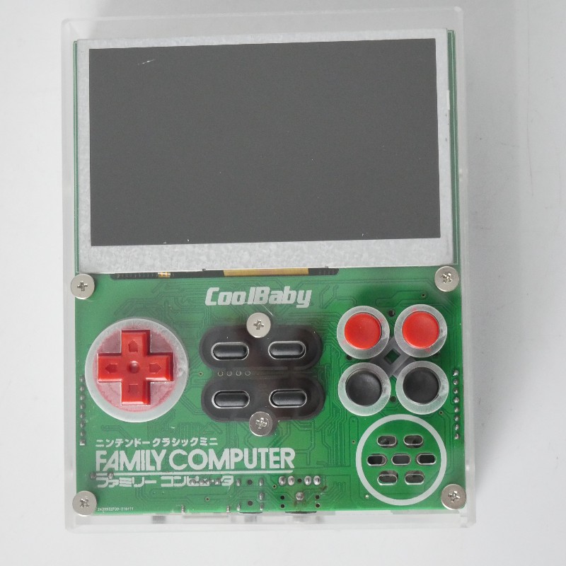 Gaming Console Portable - Coolbaby x7-ポータブルビデオゲームコンソール,8ビット,3.5インチ,統合された60ピンカートリッジ