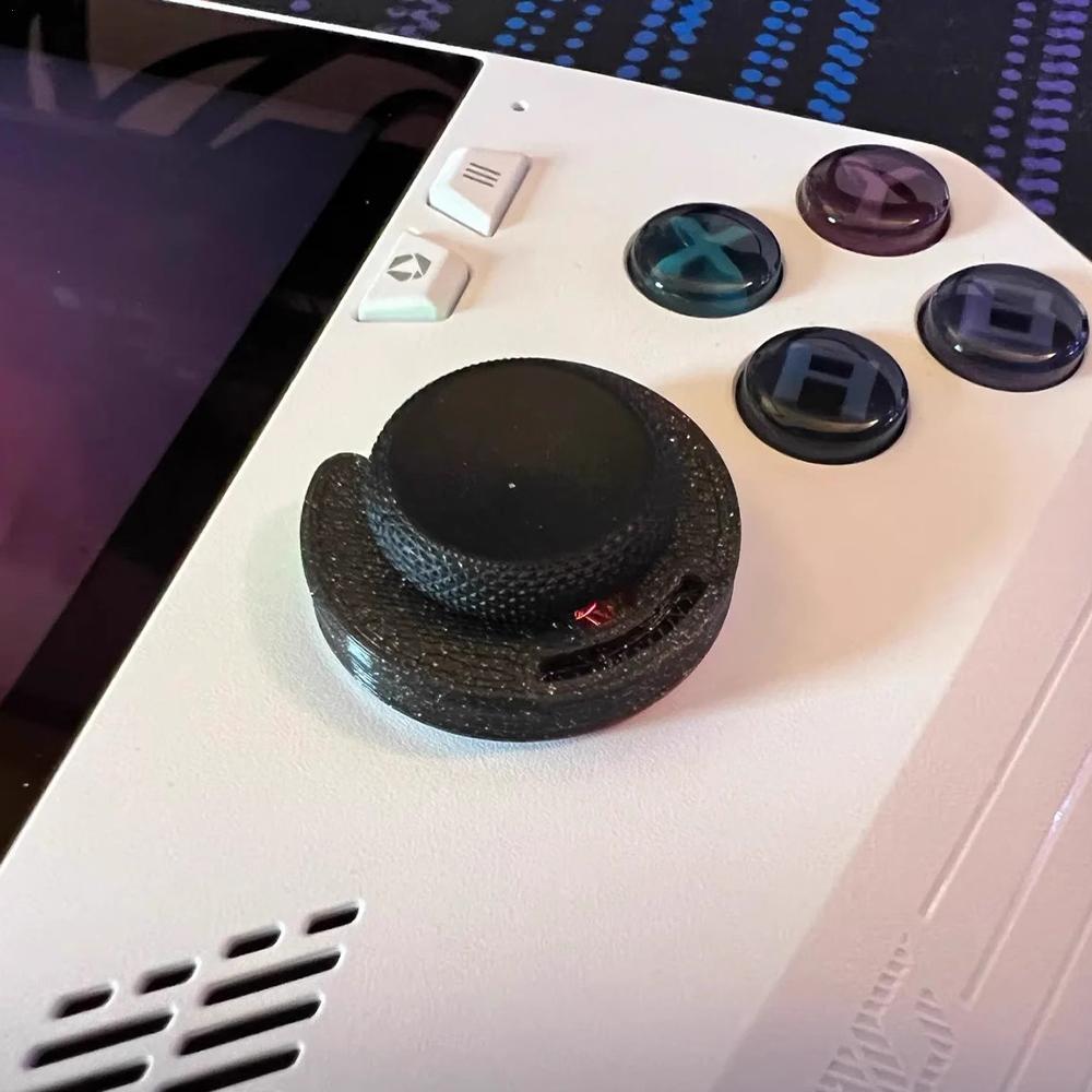 Gaming Console Controller - Rog ally-asus用シリコンカバーロッカーホルダー、ハンドヘルドコンソール、ゲームコントローラースティック、サムグリップ、滑り止め、2個