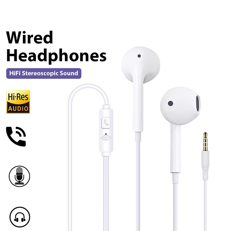 Gaming Headset Wired - 3.5mm 有線イヤホンインイヤーヘッドセット HIFI 低音イヤホンスポーツヘッドセットステレオ音楽ゲームヘッドフォン電話 PC 用マイク付き