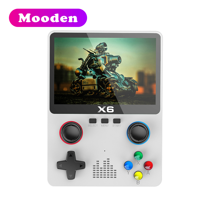 Gaming Console X6 - L X6 ポータブルハンドヘルドゲームプレーヤー 3.5インチスクリーン 32/64GB クラシックレトロビデオゲームコンソール