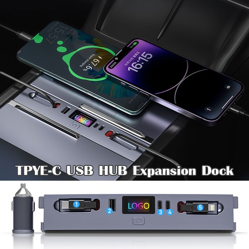 45W集中制御急速充電格納式TPYE-C USBハブ拡張ドッ - Controller Charging Dock のレビューと価格