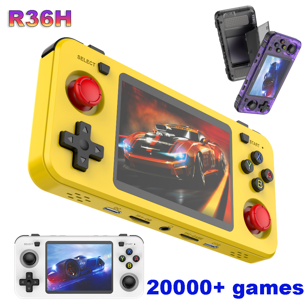 R36H ARKOS レトロ携帯ゲーム機 ポータブル 64G - Gaming Console Youtube のレビューと価格