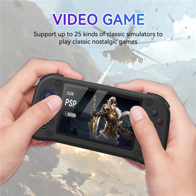 G28 4.3インチ レトロハンドヘルドゲームプレーヤー 内 - Gaming Console Youtube のレビューと価格