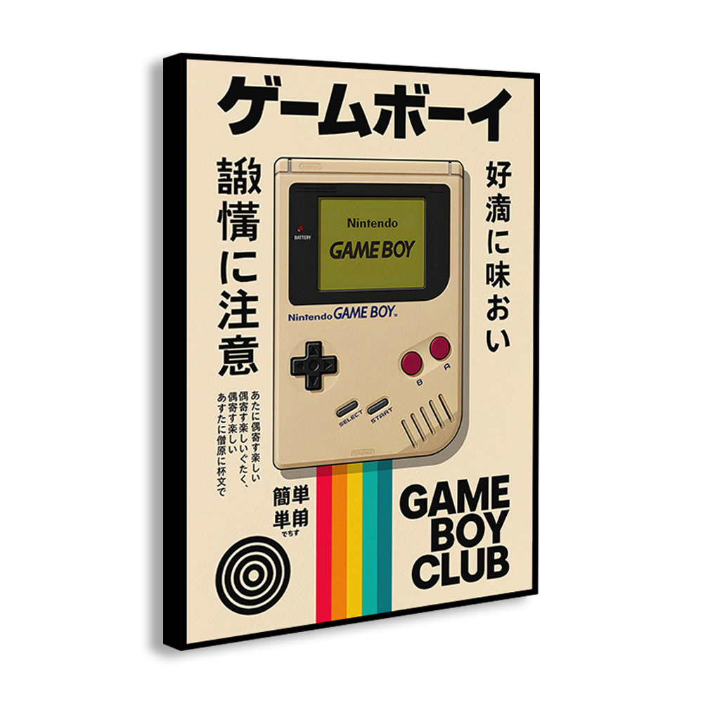 ヴィンテージゲーム機キャンバスウォールアートプリントポスター - Gaming Console Japan のレビューと価格