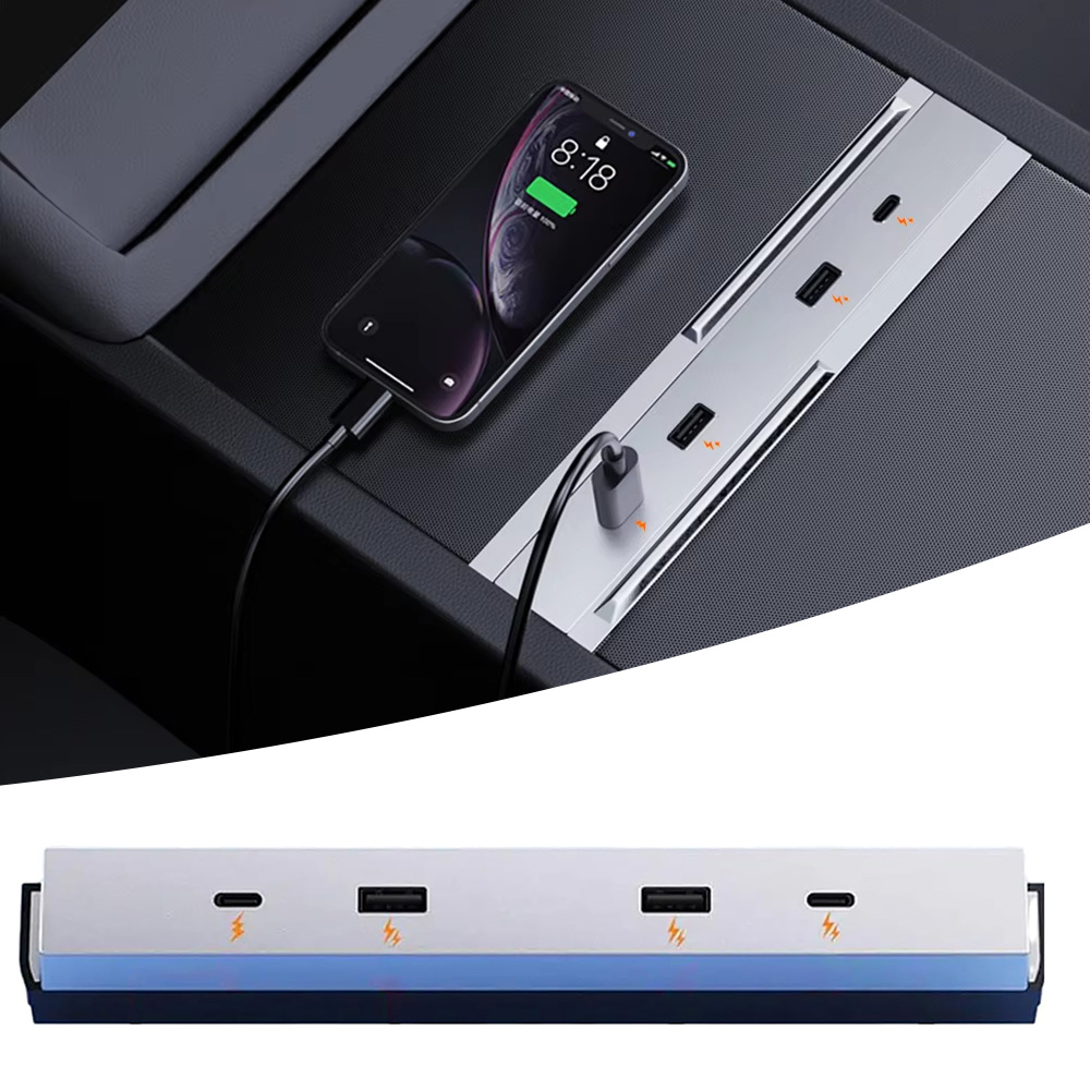 27W-65W急速充電拡張ドックUSBハブ テスラ モデルY - Controller Charging Dock のレビューと価格