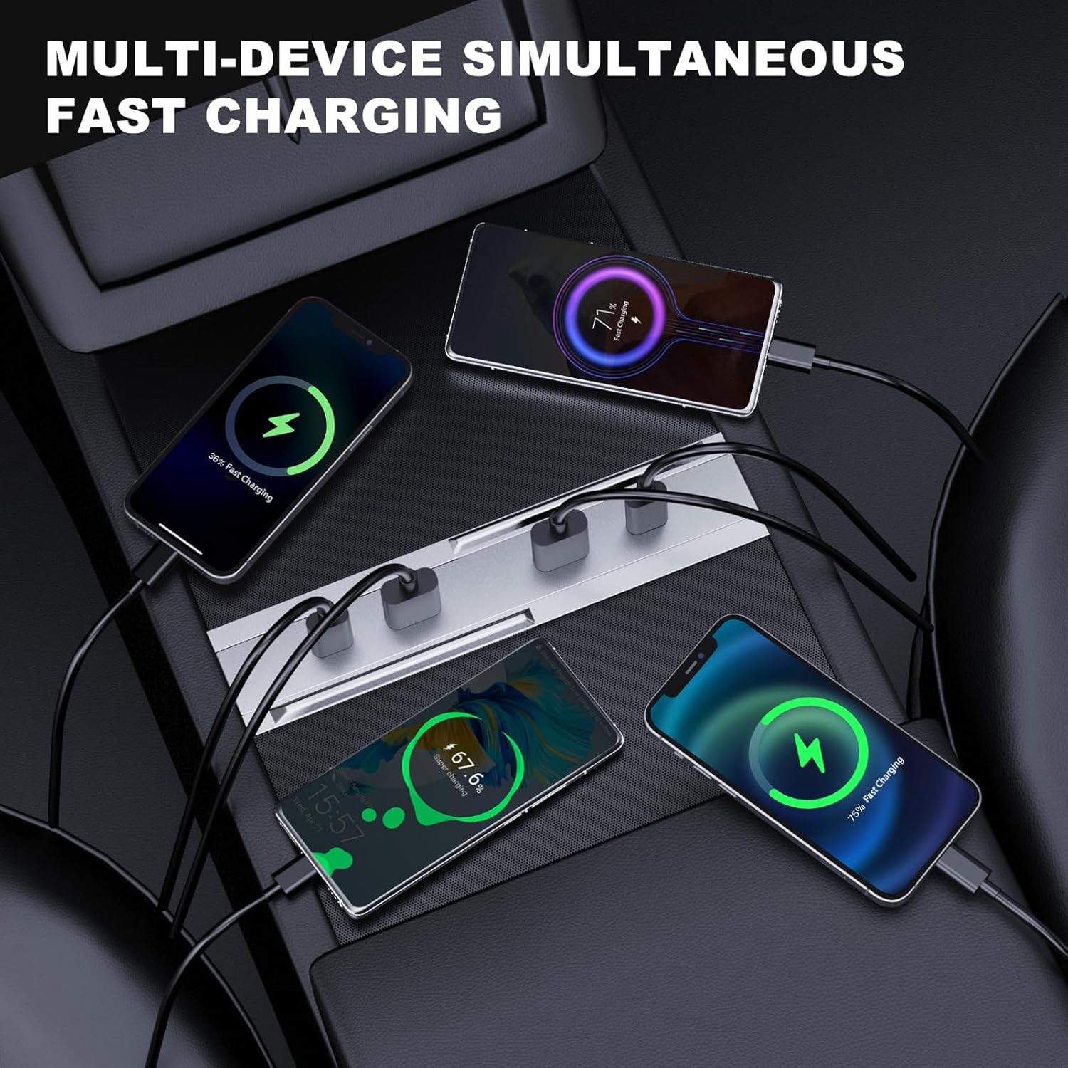 27W-65W急速充電拡張ドックUSBハブ テスラ モデルY - Controller Charging Dock のレビューと価格