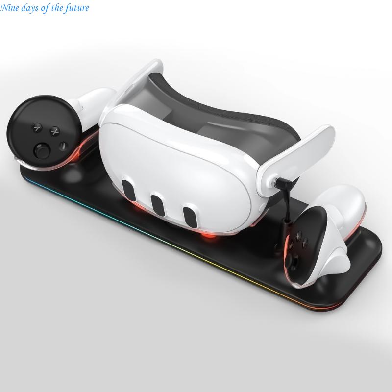 3 つのアクセサリ用充電ステーション LED E65A 付き - Controller Charging Dock のレビューと価格