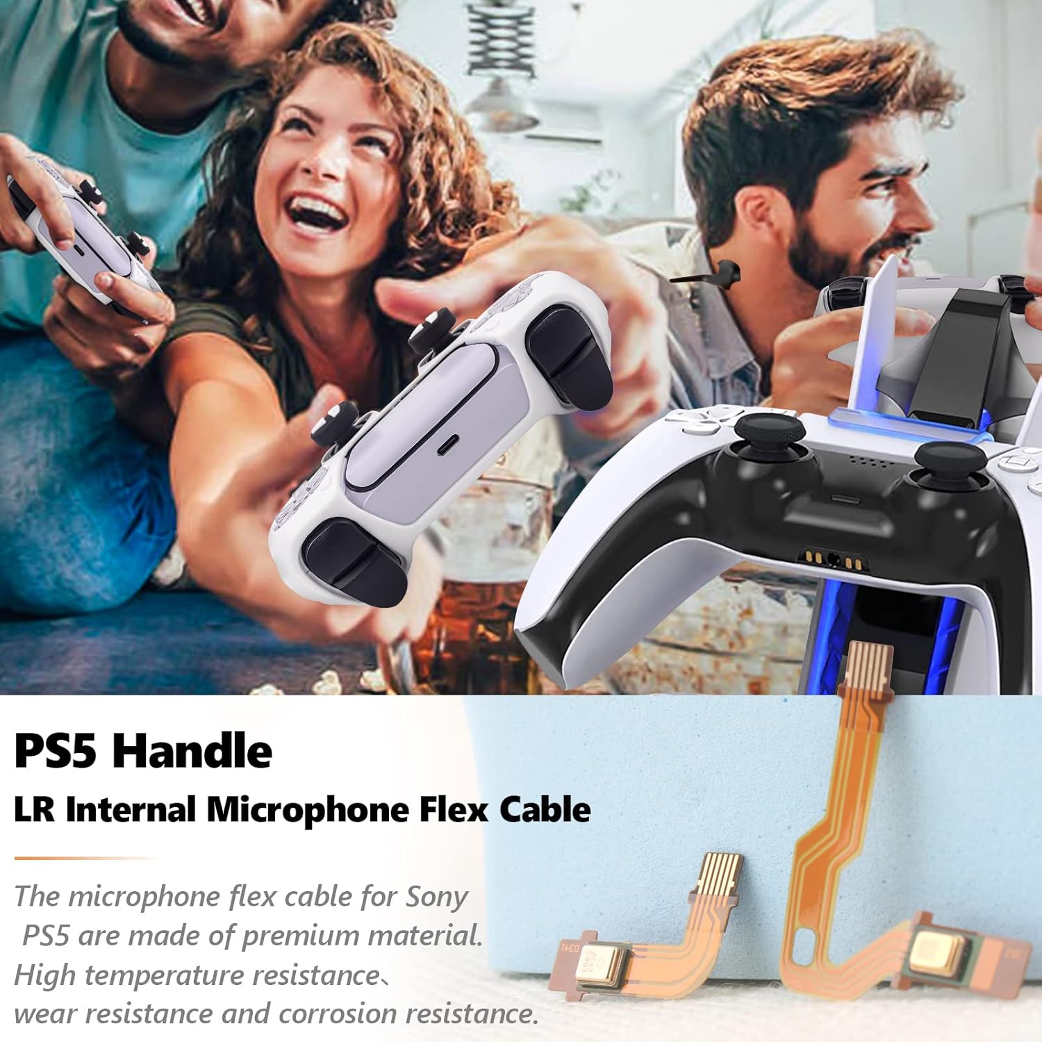 1 セットマイクフレックスケーブル交換用 PS5 V1 V2 - Sony Console Playstation 5 のレビューと価格