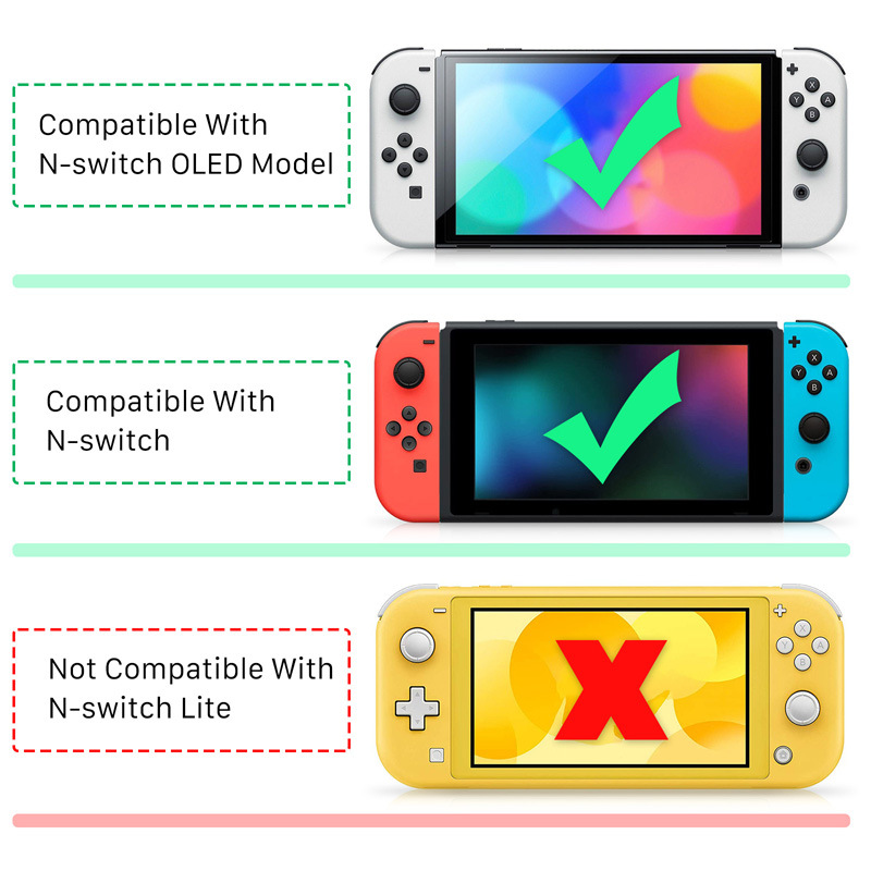 ポートレート垂直ブラケットグリップフリップ NS スイッチ/ - Gaming Console Controller のレビューと価格