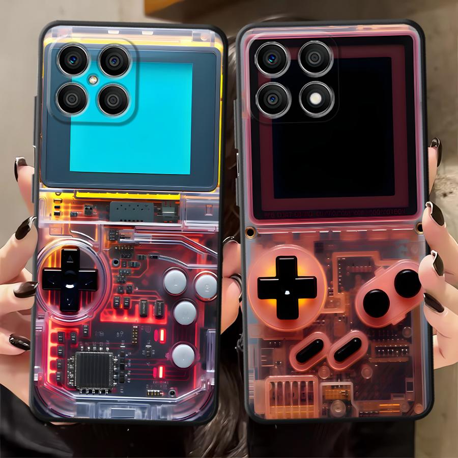 レッドゲーミングコンソール風スマホケース Honor X6  - Gaming Console X6 のレビューと価格