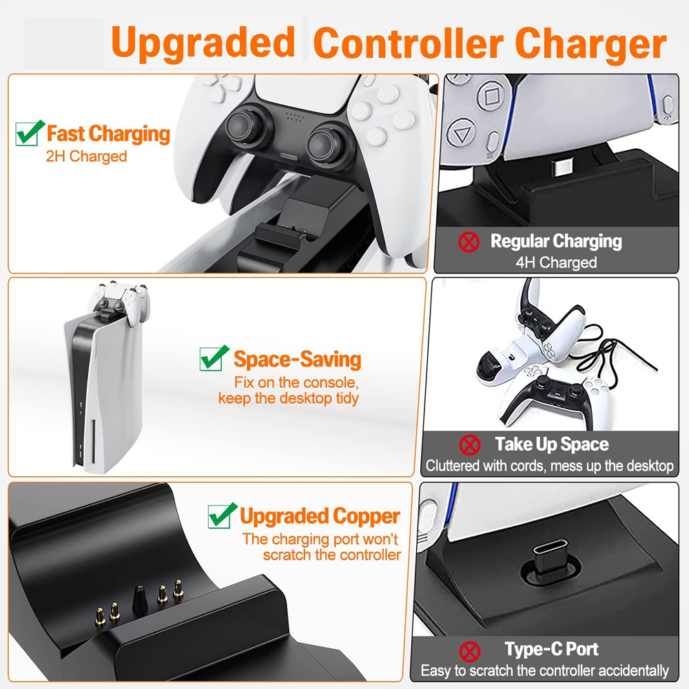 ゲームアクセサリー,プレイステーション5,コントローラー,充 - Controller Charging Dock のレビューと価格