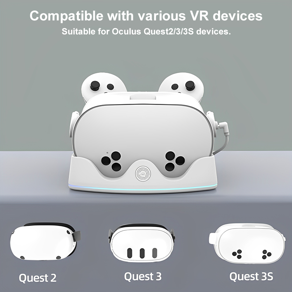 メタクエスト3S VR充電ステーション用充電ドック、RGBラ - Controller Charging Dock のレビューと価格