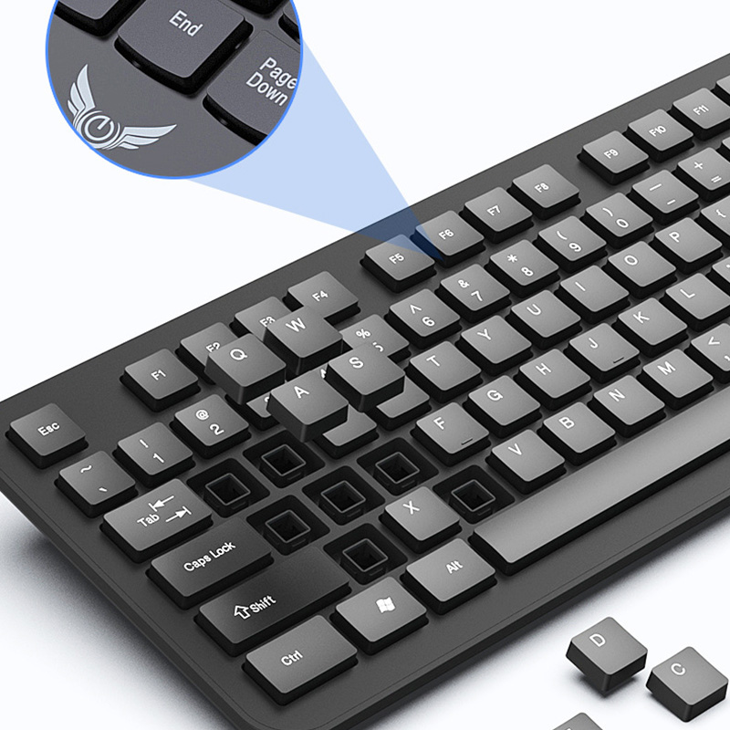 2.4Gワイヤレスキーボードマウスセット 104キー標準キー - Gaming Console For Smart Tv のレビューと価格