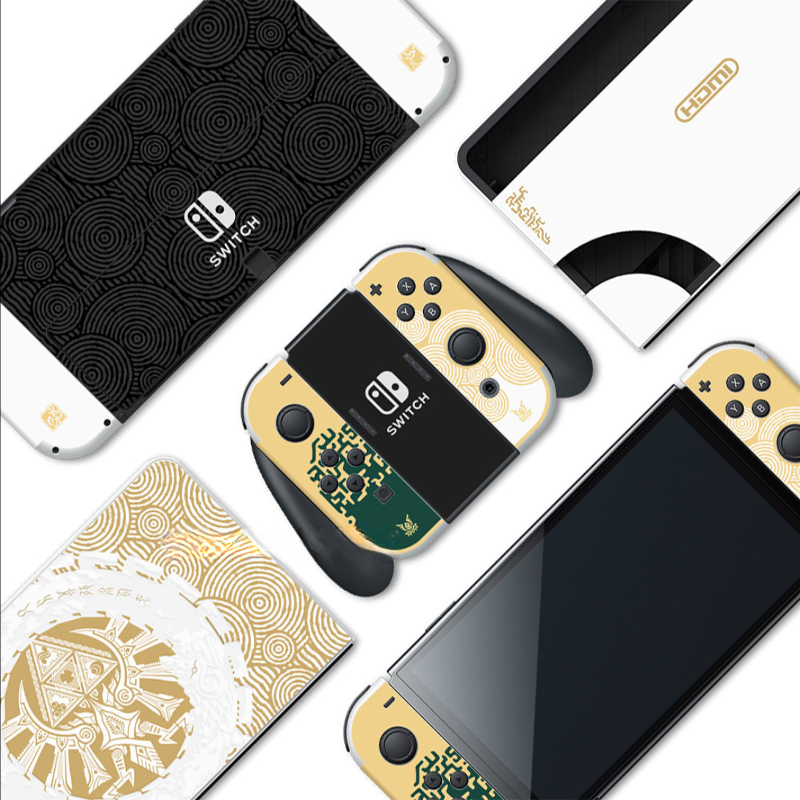 ゼルダの王国の涙限定コンソールスキンステッカー Ninten - Nintendo Console Switch Oled のレビューと価格