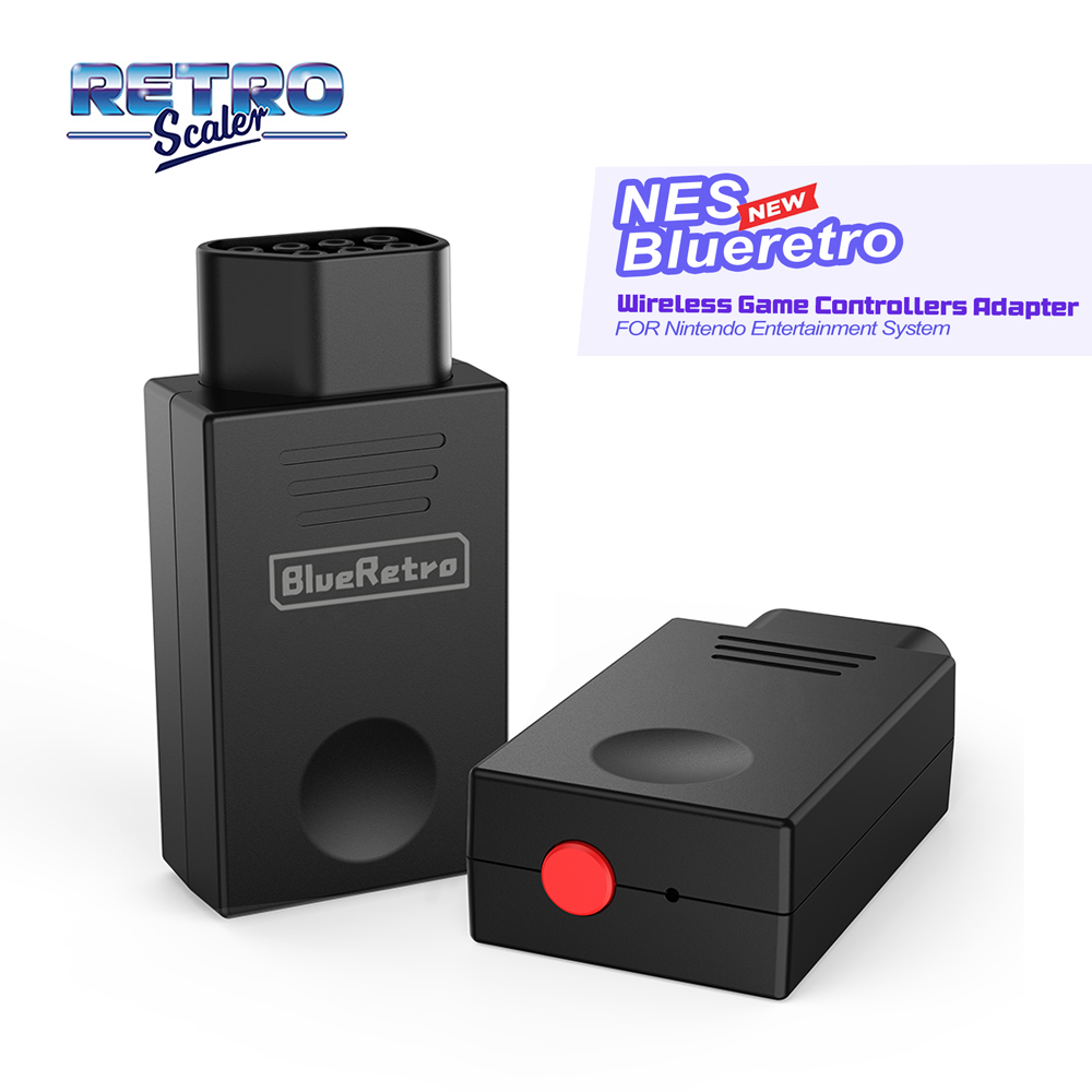 レトロスケーラー ブルーレトロ ワイヤレスコントローラーアダ - Gaming Console Joystick のレビューと価格