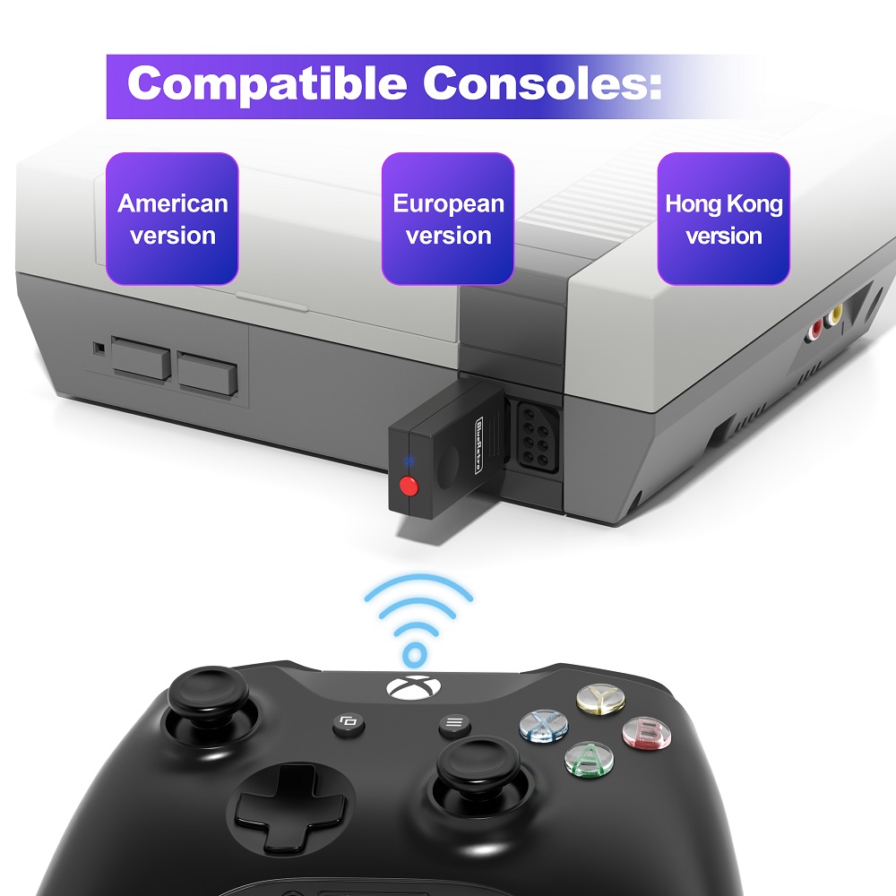 レトロスケーラー ブルーレトロ ワイヤレスコントローラーアダ - Gaming Console Joystick のレビューと価格