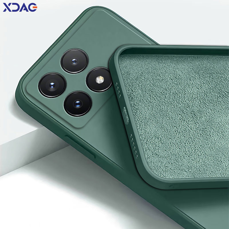 Xiaomi-携帯電話用液体シリコンケース,耐衝撃性ソフトレ - Gaming Console X6 のレビューと価格