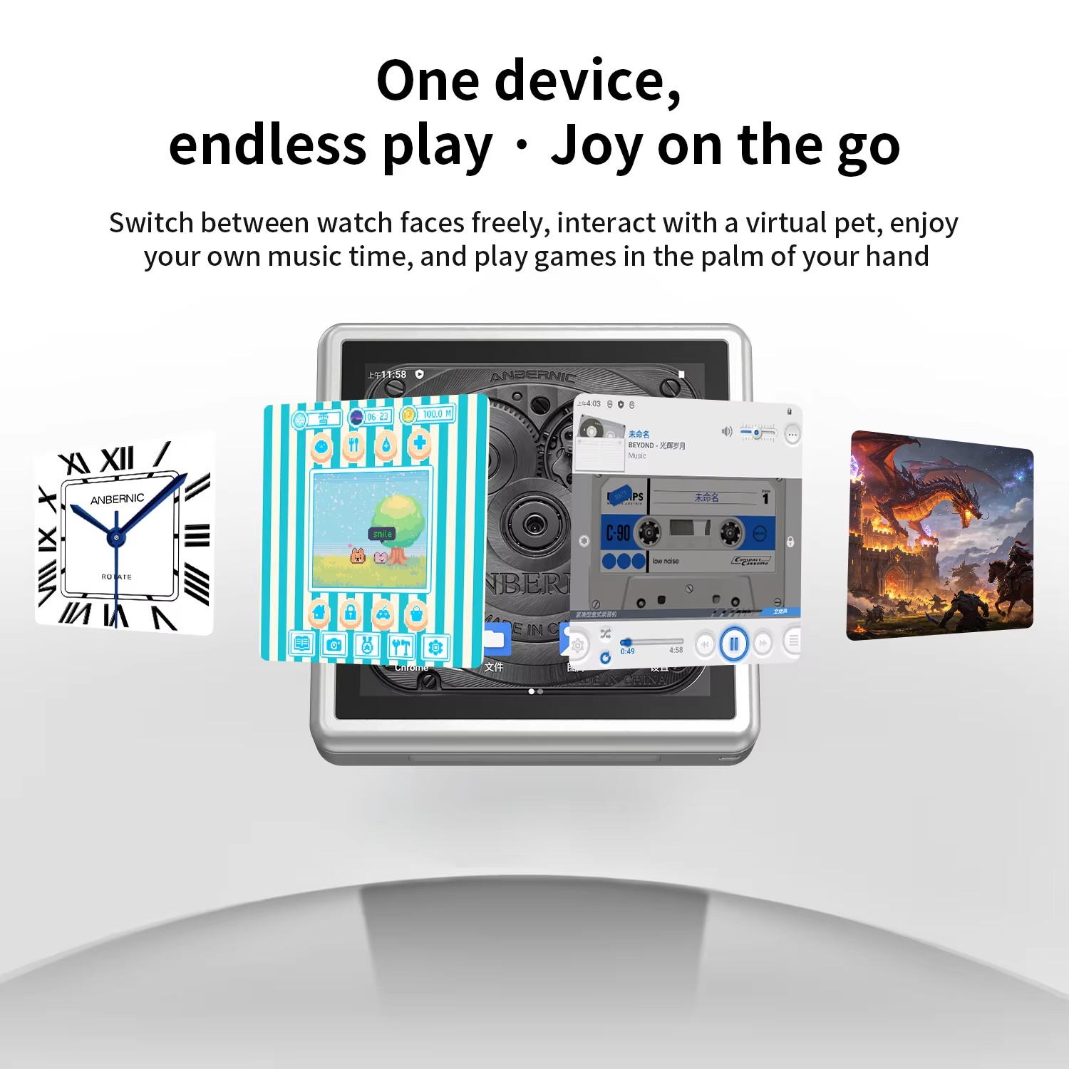 ANBERNIC RG回転式ハンドヘルドゲーム機 Andro - Gaming Console Years のレビューと価格