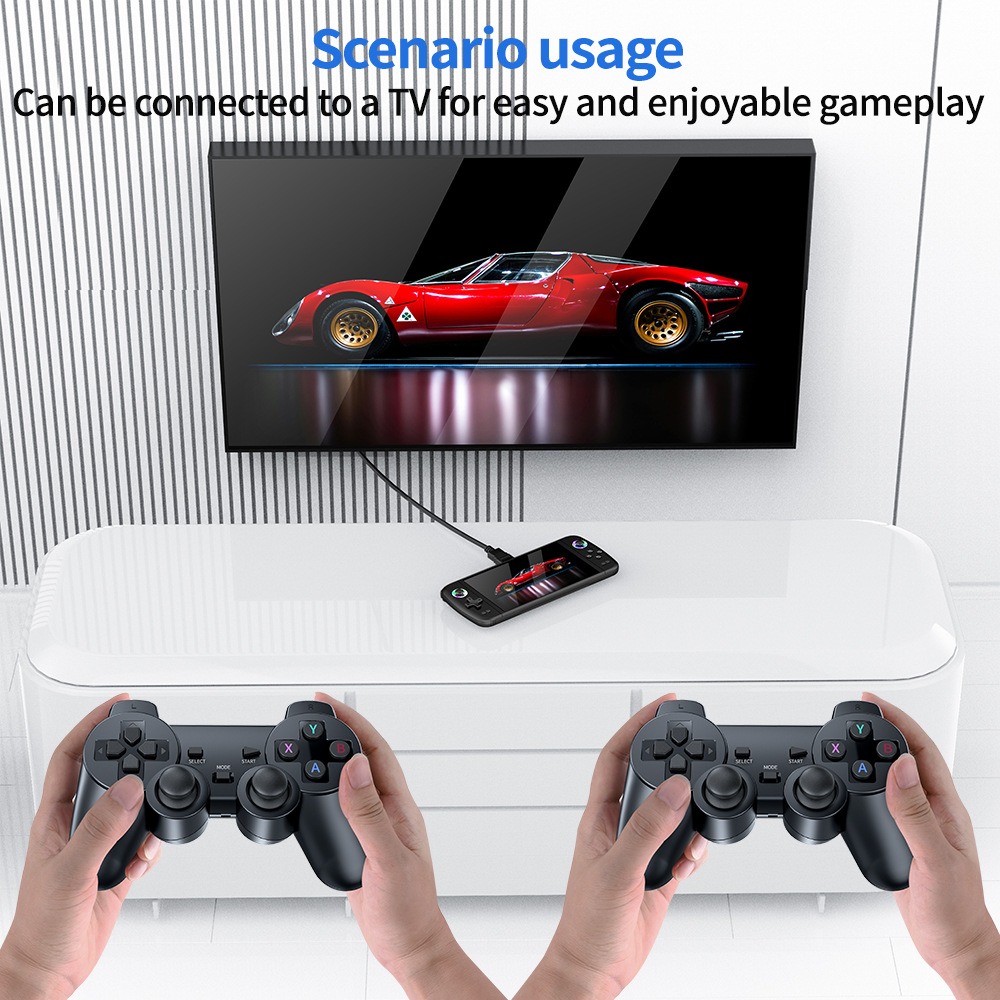 新型M27 7インチIPSスクリーン 携帯型ゲーム機 Emu - Gaming Console Youtube のレビューと価格