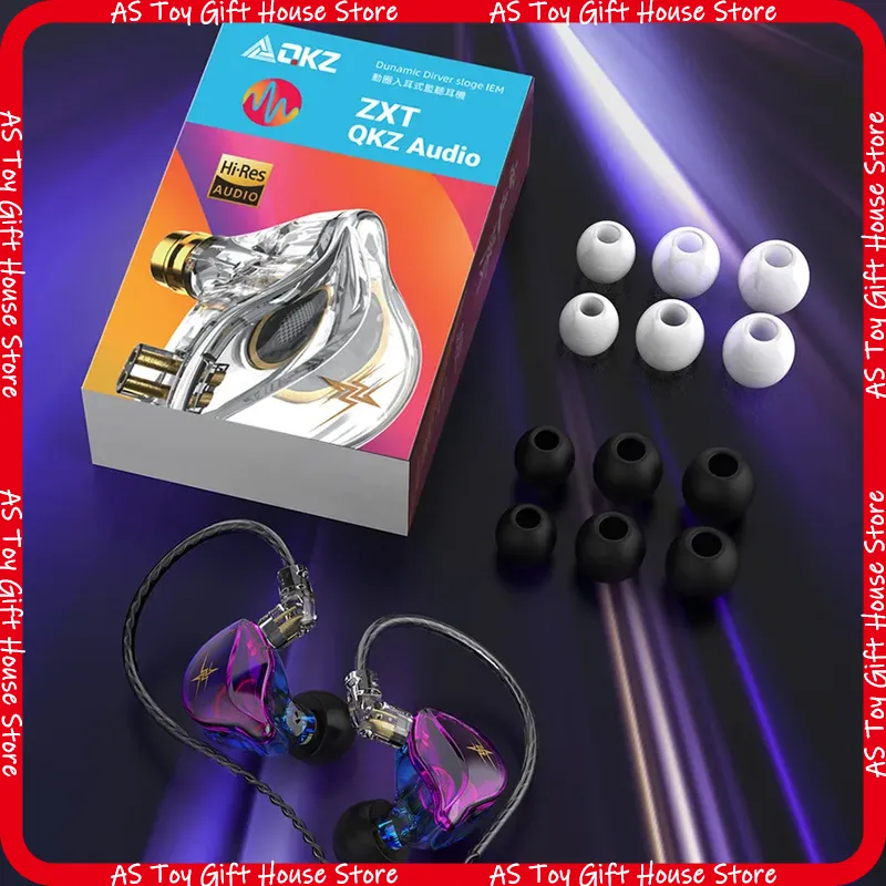 QKZ ZXT インイヤー有線ヘッドホン ハイレゾ ダイナミ - Gaming Headset Wired のレビューと価格