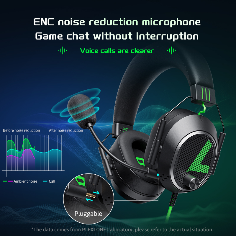 PLEXTONE G810 ホットセール コンピューターゲー - Gaming Headset Wired のレビューと価格