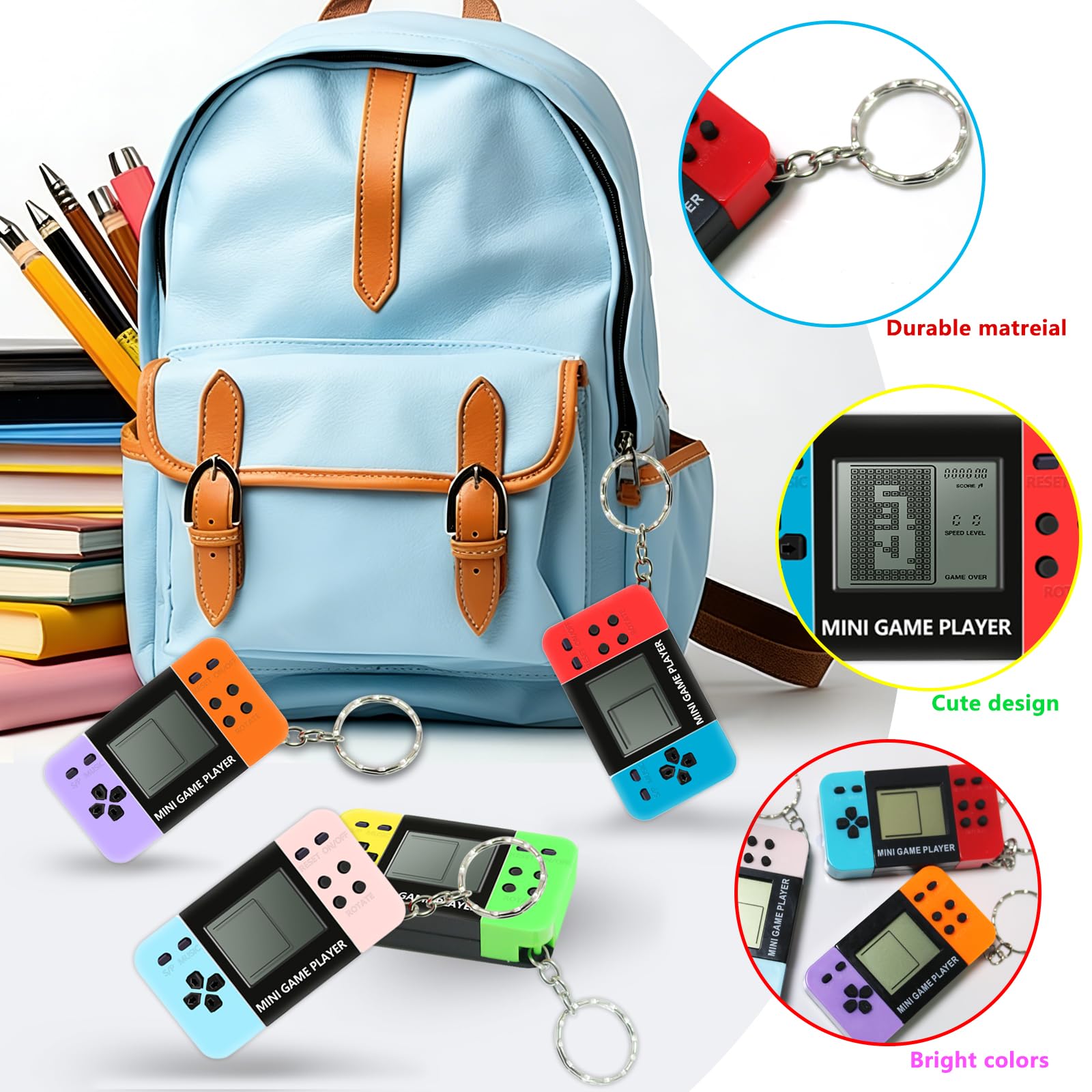 10-120個入り キッズミニハンドヘルドゲームアーケードビ - Gaming Console Portable のレビューと価格